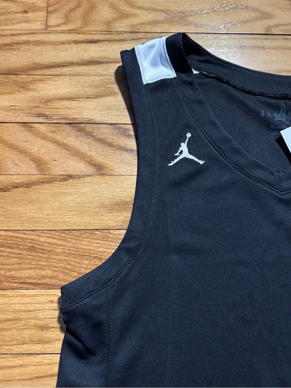 Nike Jordan Stock Overtime Basketball Jersey Black/White men’s sz small new